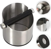 Coffee Knock Box Espresso Grinds Waste Container Tamper Bin Stainless Steel – view 9