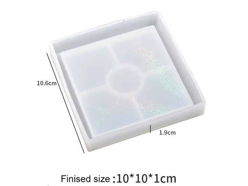 Holographics Coaster Moulds - Round/Square/Hexagonal – view 14