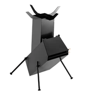 salelink.co.nz Unbranded Rocket Stove 34x25x49cm Rocket Stove 34x25x49cm | Action Outdoors NZ