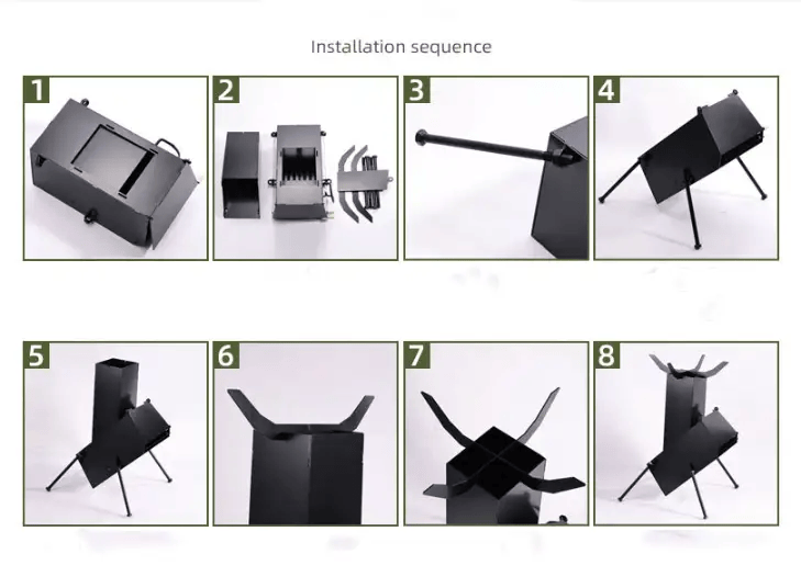salelink.co.nz Unbranded Rocket Stove 34x25x49cm Rocket Stove 34x25x49cm | Action Outdoors NZ