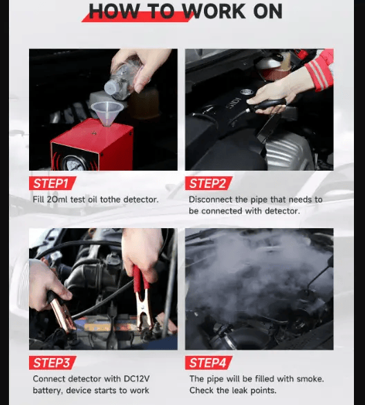 ANCEL S300 Automotive Smoke Machine Leak Detection Tester – view 8
