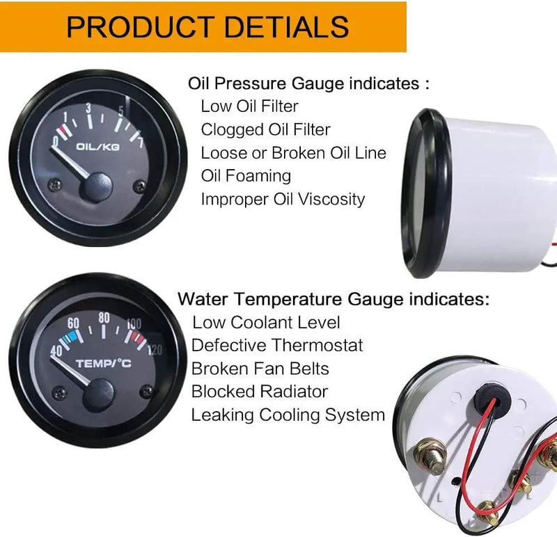 salelink.co.nz Unbranded 3in1 Car Meter Auto Gauge 3in1 Car Meter Auto Gauge | Action Outdoors NZ