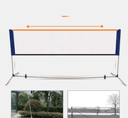 salelink.co.nz Unbranded Portable Badminton Net Set 6.1m + Balls Portable Badminton Net Set 6.1m + Balls | Action Outdoors NZ