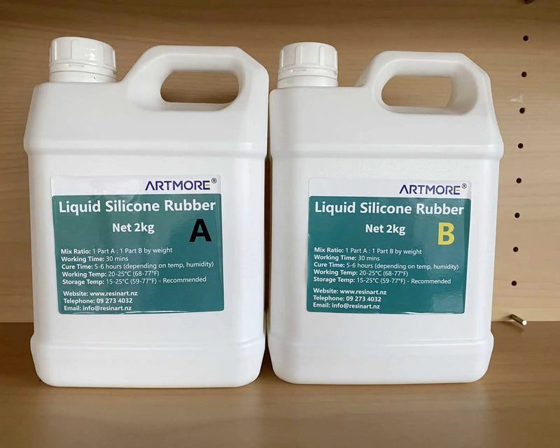 Shore A 20 - RTV Addition Cure Liquid Silicone Rubber - Mould Making - 4kg