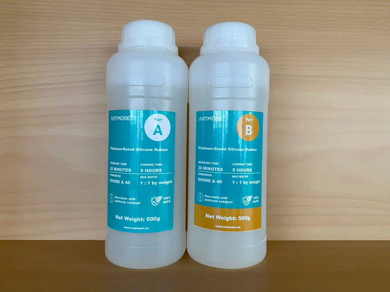 Shore A 40 - RTV Addition Cure Liquid Silicone Rubber - Mould Making - 1kg