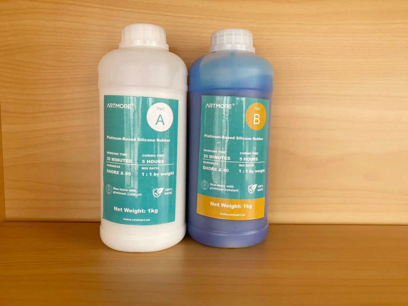 Shore A 40 - RTV Addition Cure Liquid Silicone Rubber - Mould Making - 2kg