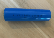 18650 2000mAh 3.7V Rechargeable 18650 Li-ion Battery – view 2