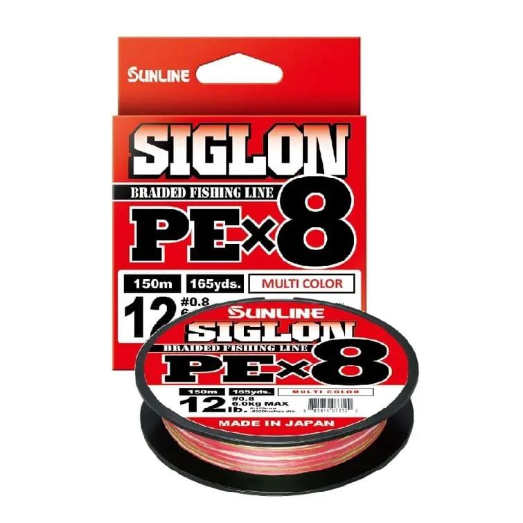 SIGLON Braided fishing line 300m 80lb Sunline Siglon PEX8 Sunline Siglon PEX8 Braid Fishing Line 300m 80lb