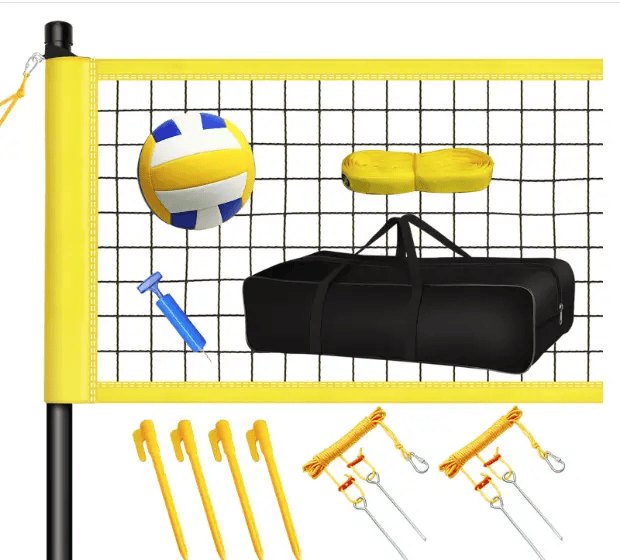 salelink.co.nz Unbranded Outdoor Volleyball Net Set Outdoor Volleyball Net Set | Action Outdoors NZ