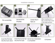 salelink.co.nz Unbranded Rocket Stove 34x25x49cm Rocket Stove 34x25x49cm | Action Outdoors NZ