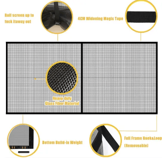 salelink.co.nz Unbranded Garage Door Screen - 488 x 213cm Garage Door Screen - 488 x 213cm | Action Outdoors NZ