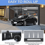 salelink.co.nz Unbranded Garage Door Screen - 488 x 213cm Garage Door Screen - 488 x 213cm | Action Outdoors NZ