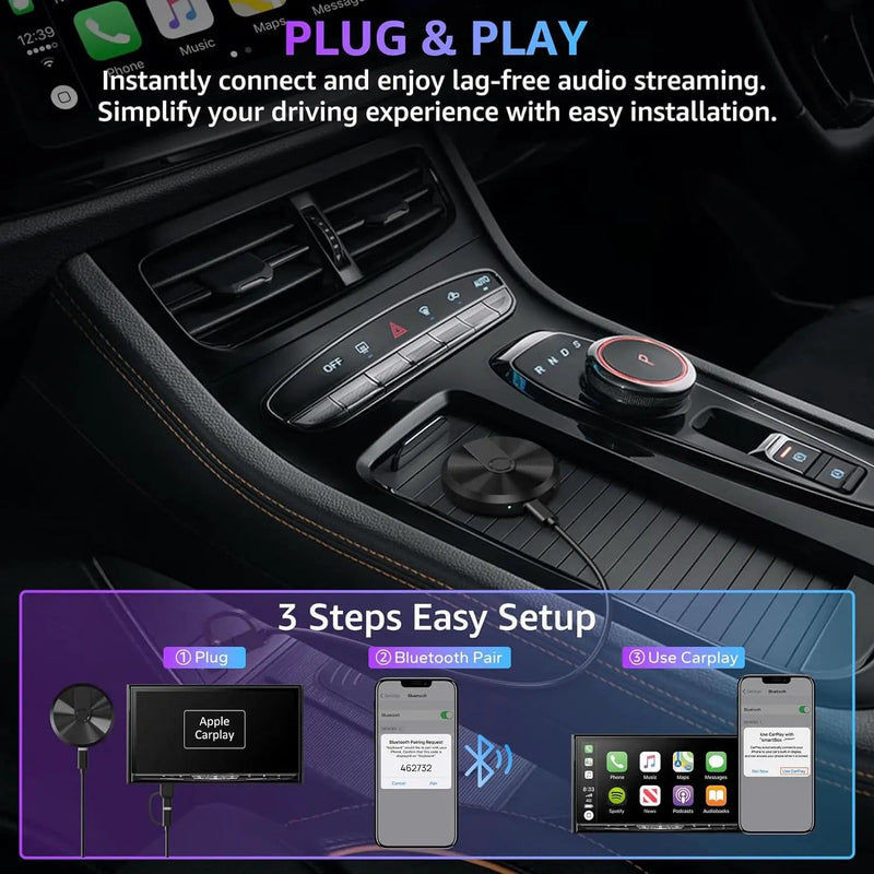Wireless CarPlay Adapter for iPhone lOS 6 and above – view 7