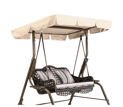 190x132x15cm Swing Seat Canopy Top Cover Replacement 3 Seater – view 1