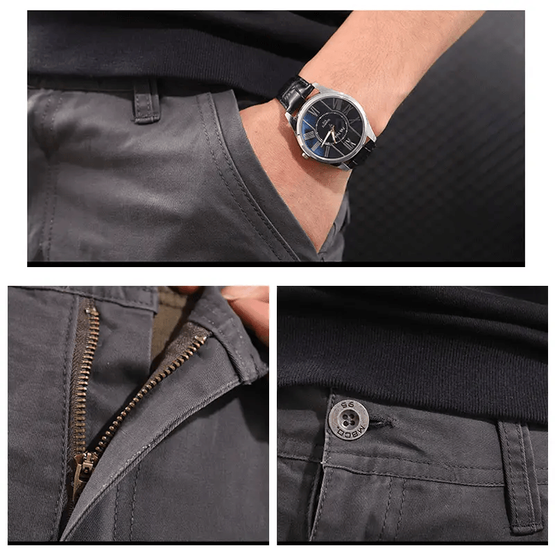 Work Pants Cotton Size 30,31,32,33,34,35 Black Grey Green – view 6