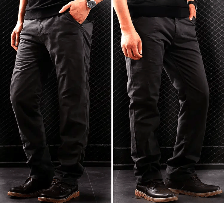 Work Pants Cotton Size 30,31,32,33,34,35 Black Grey Green – view 1