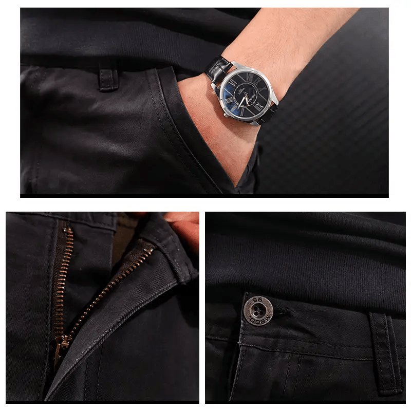 Work Pants Cotton Size 30,31,32,33,34,35 Black Grey Green – view 3