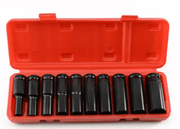 10pc 1/2 Inch Drive Deep Impact Socket Tool Set 8mm-22mm – view 1