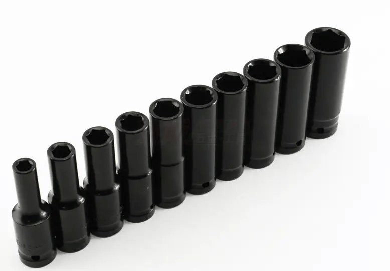 10pc 1/2 Inch Drive Deep Impact Socket Tool Set 8mm-22mm – view 2