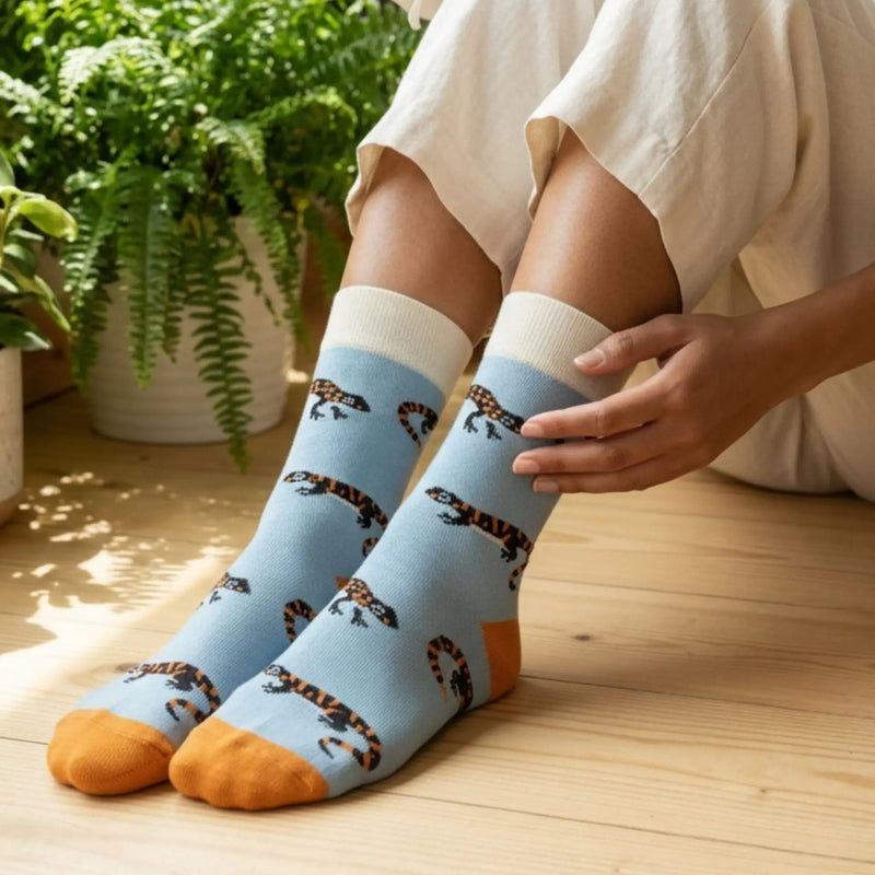 Barekind NZ Socks Save the Salamander Bamboo Socks Save the Salamander Bamboo Socks