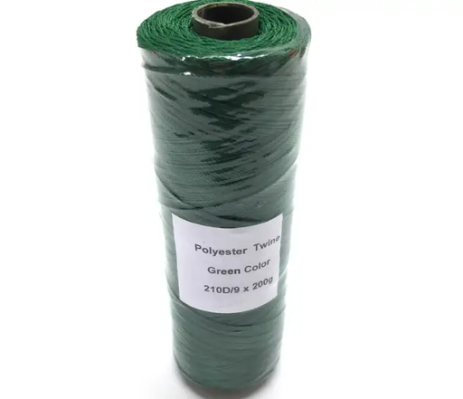Sea- Harvester Twine Net Mending Twine Green Size: 210D/9 x 200g Sea Harvester Net Mending Twine Green 210D