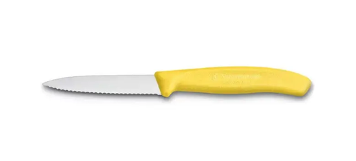 Victorinox Paring Knife 6.7636 - 8cm Wavy Blade Yellow Handle – view 2