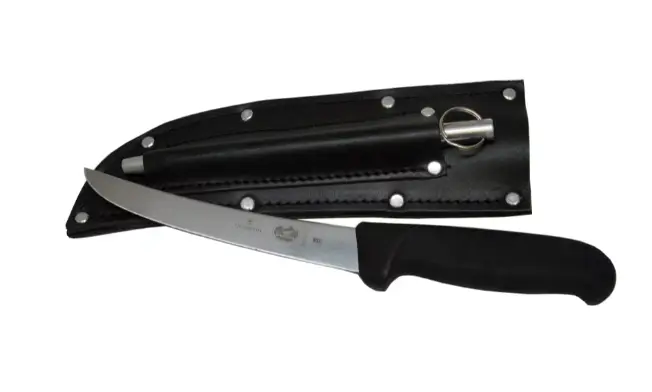 Victorinox Boning Set 5.6503.15 with Leather Sheath & Ring Steel