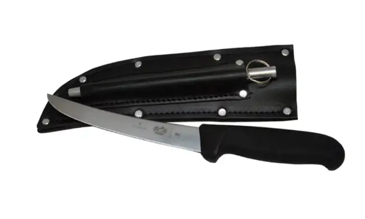 Victorinox Boning Set 5.6503.15 with Leather Sheath & Ring Steel