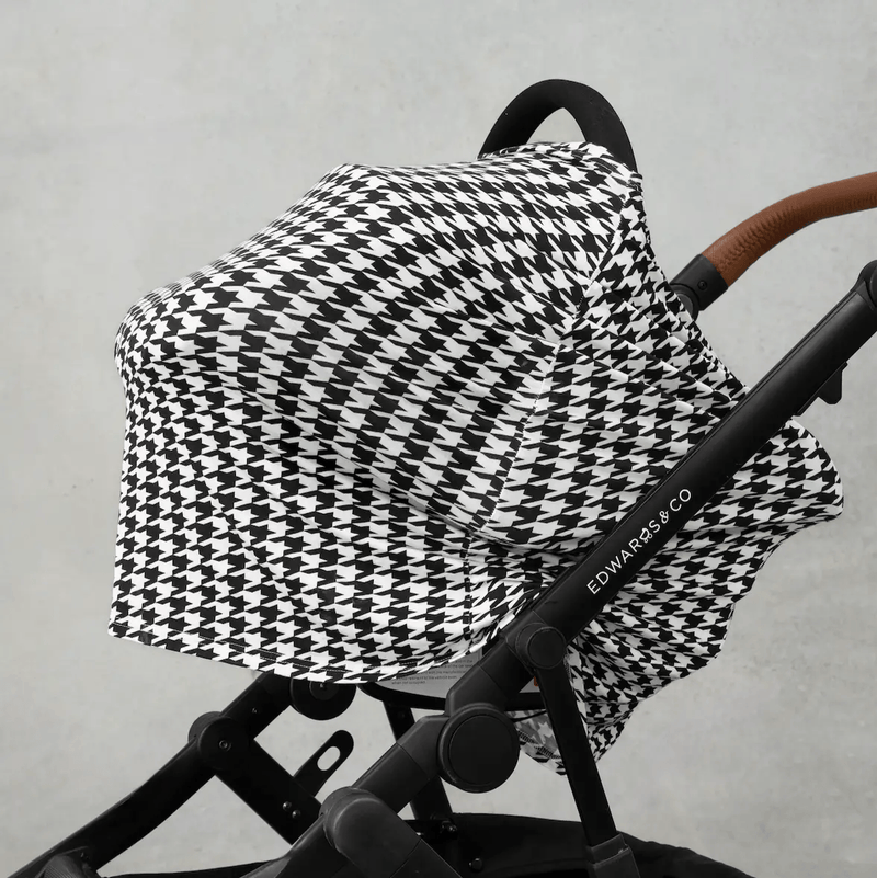 Modern Mini Black Houndstooth Multi-Use Cover Black Houndstooth Multi-Use Cover