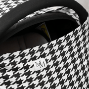 Modern Mini Black Houndstooth Multi-Use Cover Black Houndstooth Multi-Use Cover