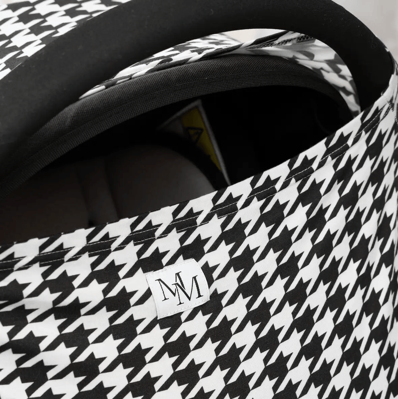 Modern Mini Black Houndstooth Multi-Use Cover Black Houndstooth Multi-Use Cover