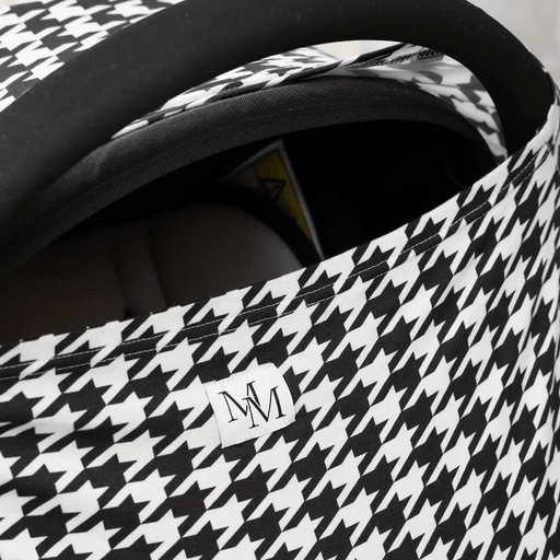 Modern Mini Black Houndstooth Multi-Use Cover Black Houndstooth Multi-Use Cover