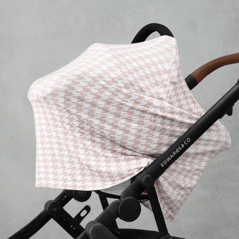 Modern Mini Beige Houndstooth Multi-Use Cover Beige Houndstooth Multi-Use Cover