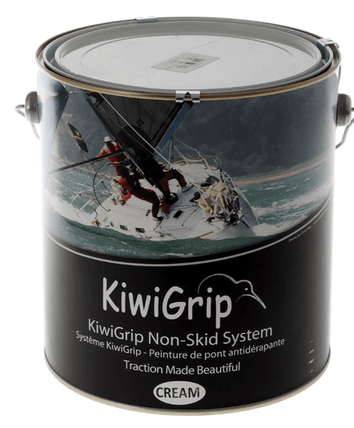 Kiwi Grip General Kiwi Grip Kit Non Slip Paint 4L Cream Kiwi Grip Non Slip Paint 4L Cream Kit Easy