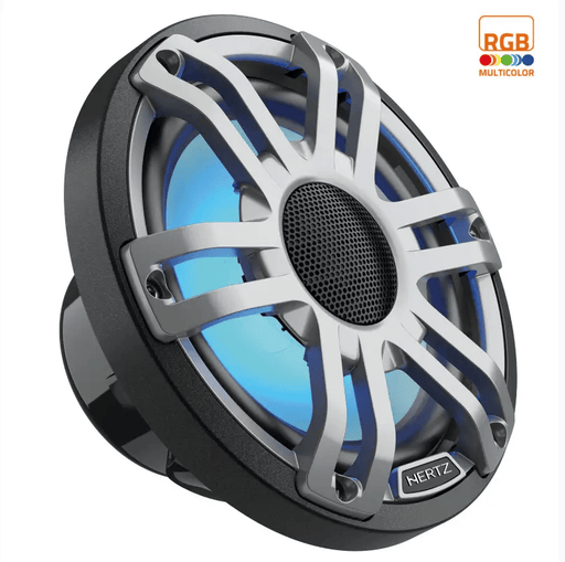 Hertz Speakers Hertz HMX 6.5 S-LD-G Premium LED Marine Coaxial Speaker Hertz HMX 6.5 SLDG Premium LED Marine Coaxial Speaker