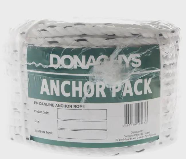 Donaghys Donaghys Rope 10mm x 50metre Ankapak Polypropylene Anchor Pack Donaghys Ankapak Polypropylene Anchor Pack 10mm Rope
