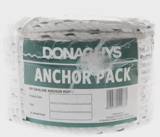 Donaghys Donaghys Rope 10mm x 50metre Ankapak Polypropylene Anchor Pack Donaghys Ankapak Polypropylene Anchor Pack 10mm Rope