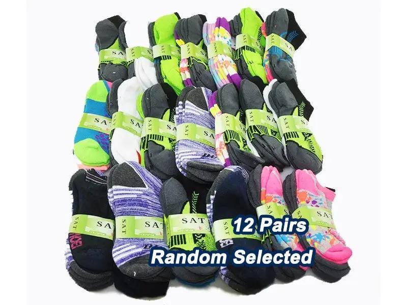 dealonline.co.nz dealonlinenz (12 Pairs)Kids' Cushion Socks Ankle Socks 12 Pairs Kids Cushion Ankle Socks Assorted Colors