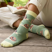 Barekind NZ Original Crew Cut Socks Save the Snail Bamboo Socks Save the Snail Bamboo Socks