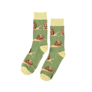 Barekind NZ Original Crew Cut Socks Save the Snail Bamboo Socks Save the Snail Bamboo Socks