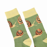 Barekind NZ Original Crew Cut Socks Save the Snail Bamboo Socks Save the Snail Bamboo Socks