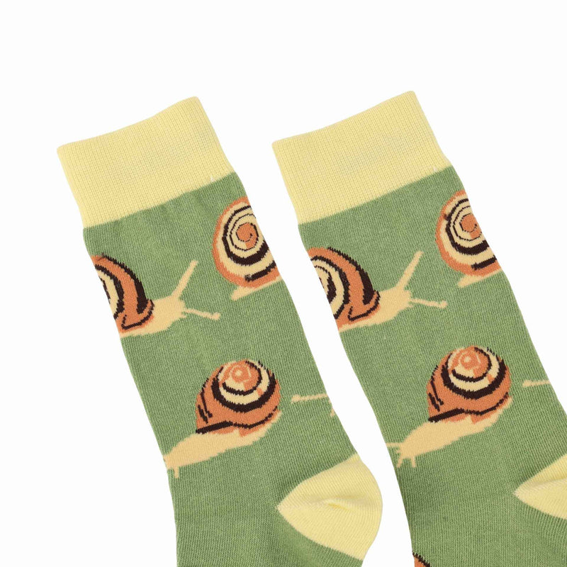 Barekind NZ Original Crew Cut Socks Save the Snail Bamboo Socks Save the Snail Bamboo Socks