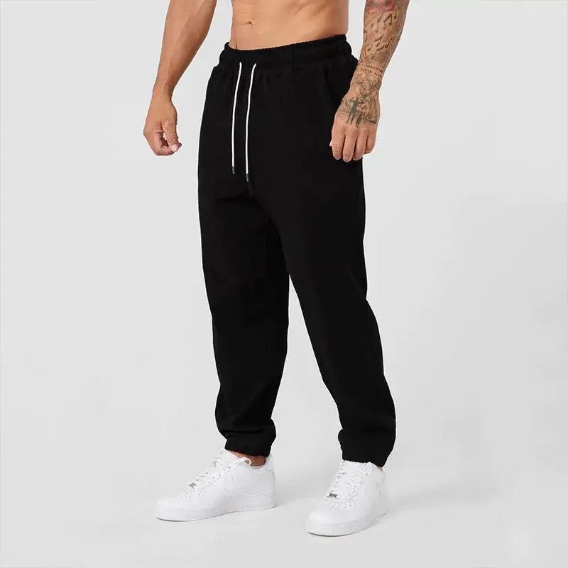 Men's Track Sweatpants - Athletic Joggers with Side Stripe – view 3