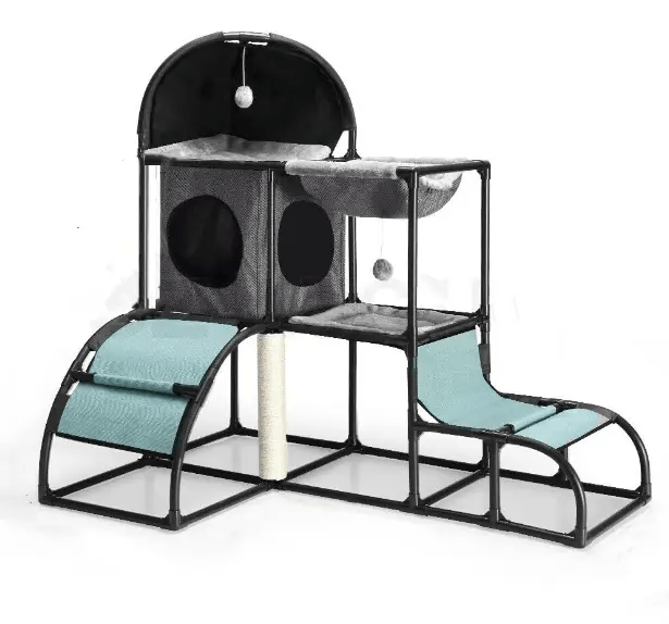 Cat Tree Tower Post Scratcher Scratching Condo Play House – view 1
