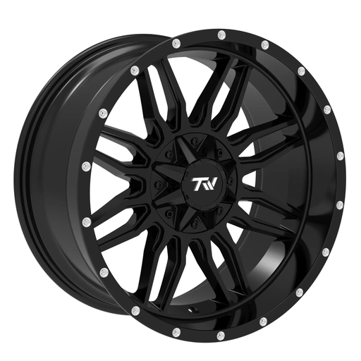 Magwarehouse.com Wheel TW Sword Gloss Black TW Sword T11 20x10 Gloss Black Wheel Milled Spokes