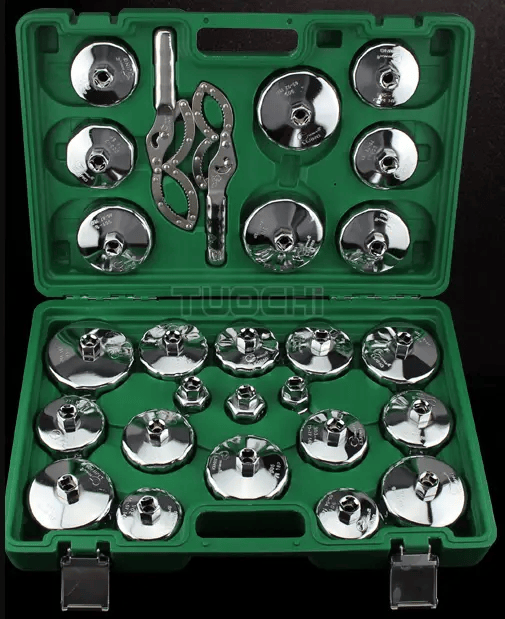 27 PCS Auto Oil Filter Socket Set Cap Removal Tool Compatible – view 1