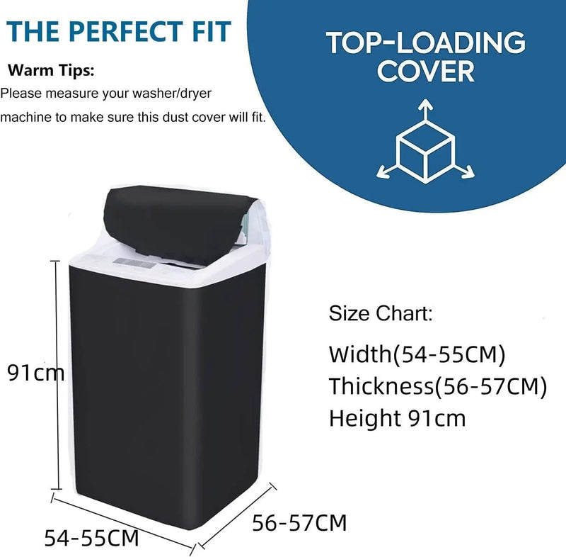 6.5-8KG Top Load Washing Machine Dryer Cover – view 7