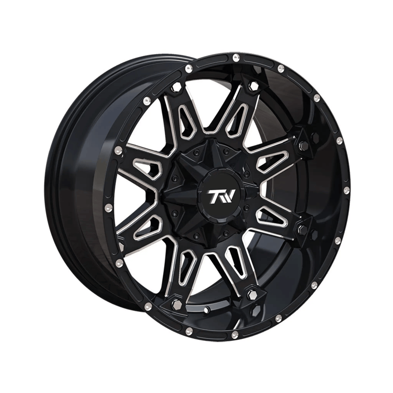 Magwarehouse.com Wheel TW Spear Offset Gloss Black with Milled Accents TW Spear Offset Gloss Black with Milled Accents | NZ