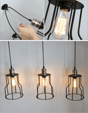 Six Head Spider Cage Ceiling Pendant Light E27 Bulb Not Included – view 3