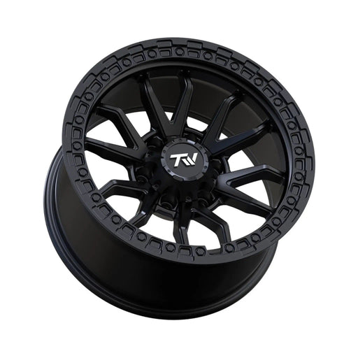 Magwarehouse.com Wheel TW Cobra Matte Black TW Cobra Matte Black Wheel Rim for Cars and Trucks